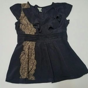 0 Silk Odille Anthropologie Blouse